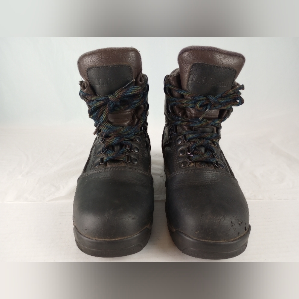 LL Bean Winter Boots,Brown Leather Outdoor Hiking Shoes, Women Size 7